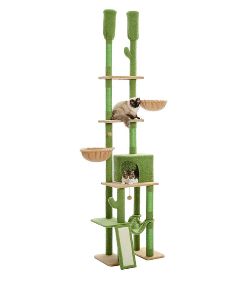 Katzenbaum-Kratzkaktus Kratzbaum Katzenpalast XXL - Sparimperium