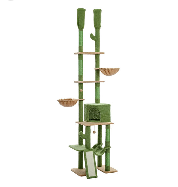 Katzenbaum-Kratzkaktus Kratzbaum Katzenpalast XXL - Sparimperium