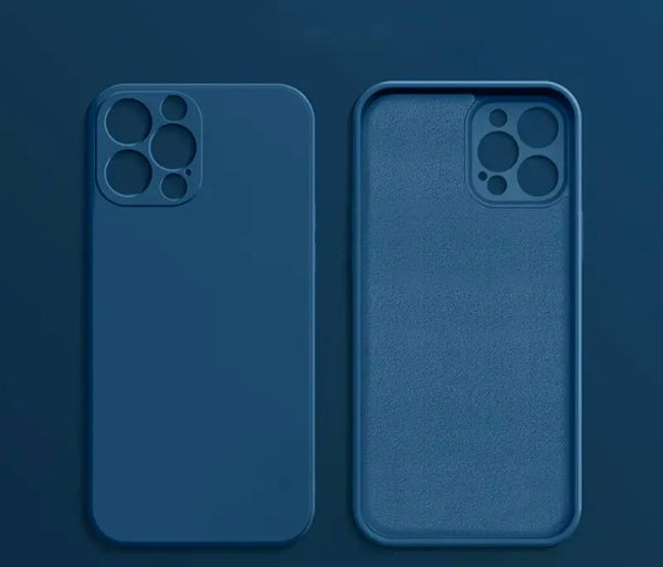 Silikon Schutzhülle für iPhone 12-16 Pro Max mit Kameraschutz - Sparimperium