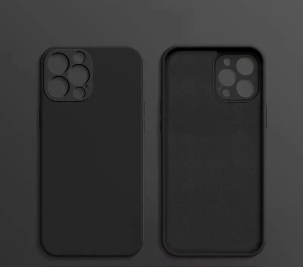 Silikon Schutzhülle für iPhone 12-16 Pro Max mit Kameraschutz - Sparimperium