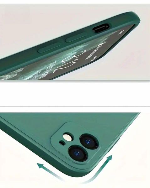 Silikon Schutzhülle für iPhone 12-16 Pro Max mit Kameraschutz - Sparimperium