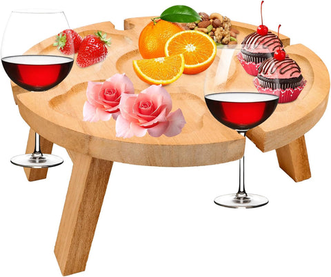 Weintisch Holztisch klappbar für Garten - Sparimperium