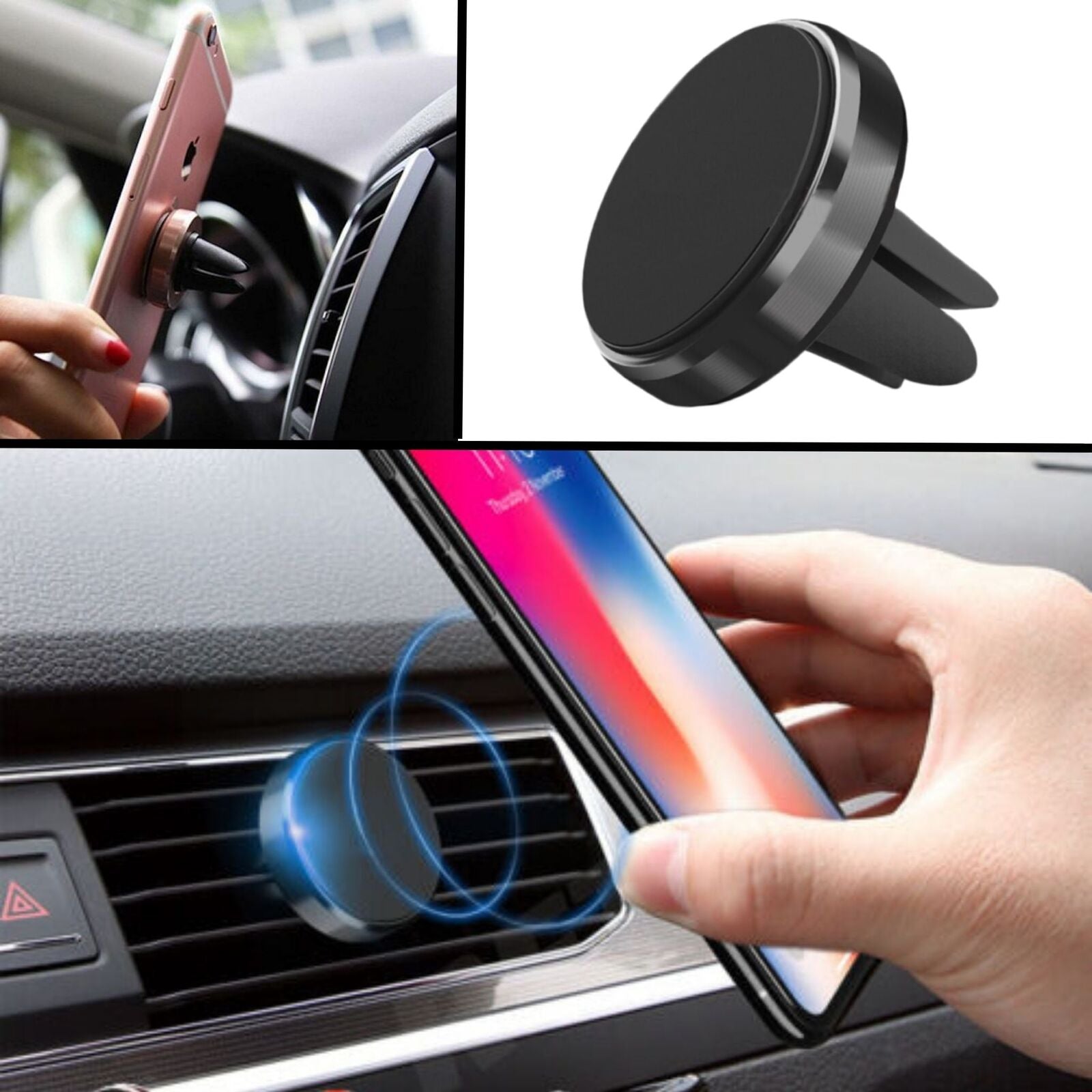 360 Grad Auto-Handyhalterung Smartphonehalterung Magnethalterung - Sparimperium