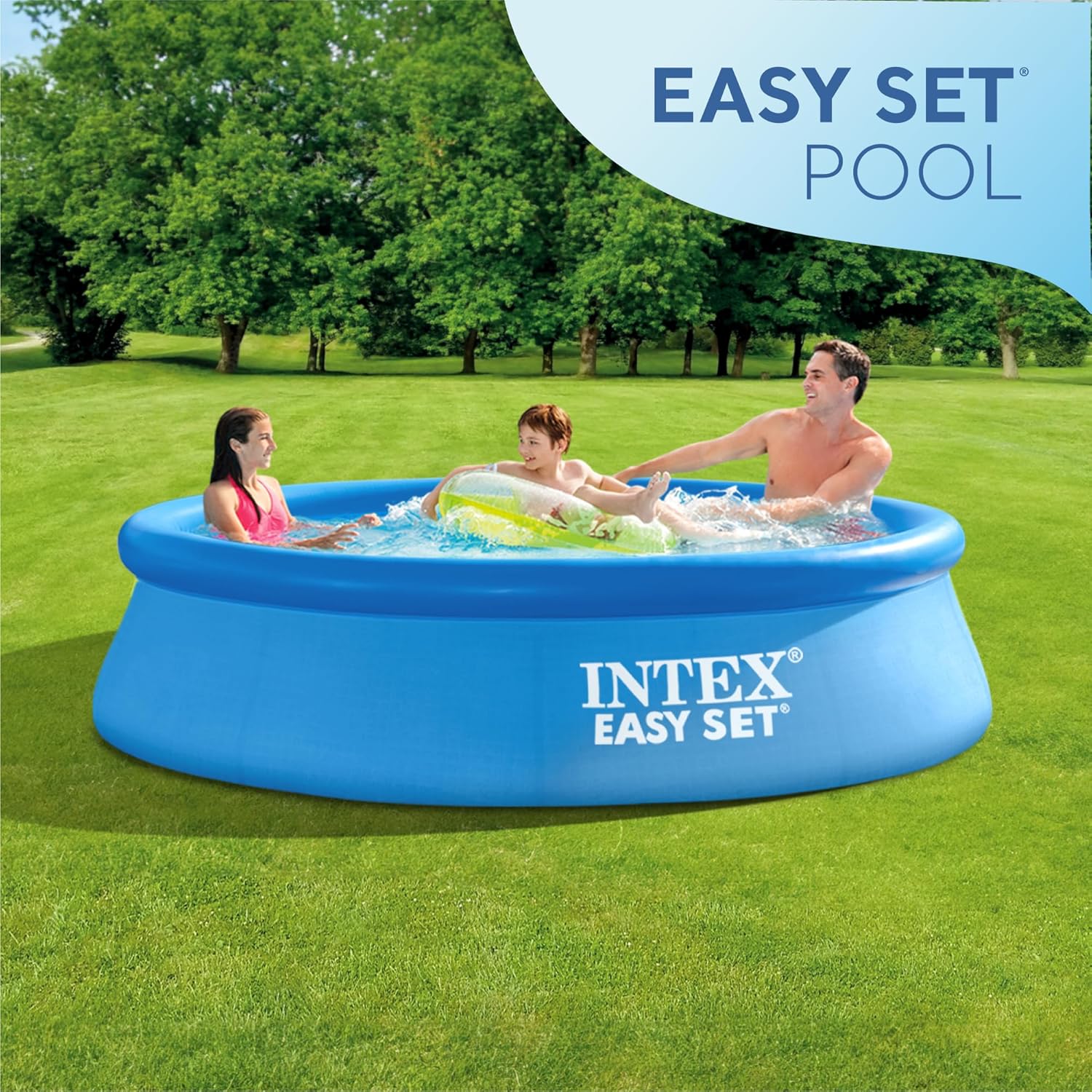 INTEX Easy Set Pool Quick Up Swimming Pool 305x76cm