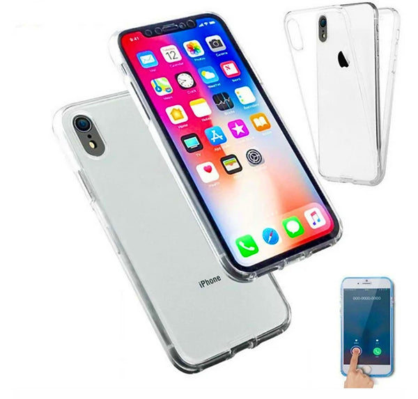 TPU 360 Grad Schutzhülle für iPhone 8-15 Pro Max Transparent - Sparimperium