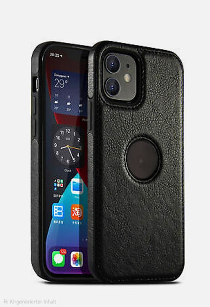 Kunstleder Schutzhülle für iPhone 7 11 12 13 14 15 16 Pro Max PU-Leder - Sparimperium