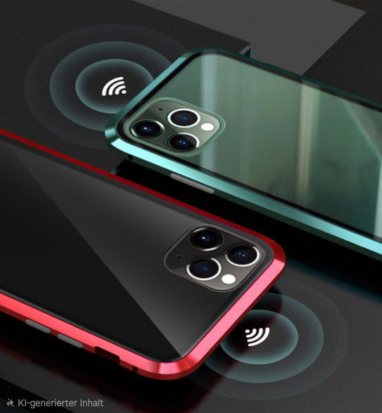 Magnetische Schutzhülle für IPhone 11-17 Pro Max XS Max 360 Grad Schutz - Sparimperium