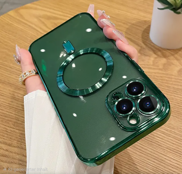 MagSafe Schutzhülle für iPhone 11-17 Pro Max Kameraschutz Transparent - Sparimperium