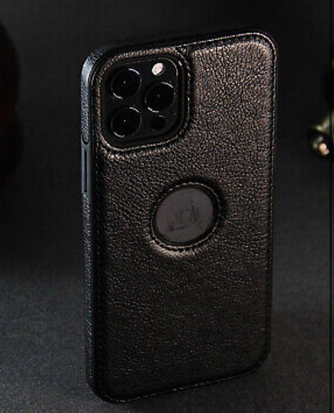 Kunstleder Schutzhülle für iPhone 7 11 12 13 14 15 16 Pro Max PU-Leder - Sparimperium