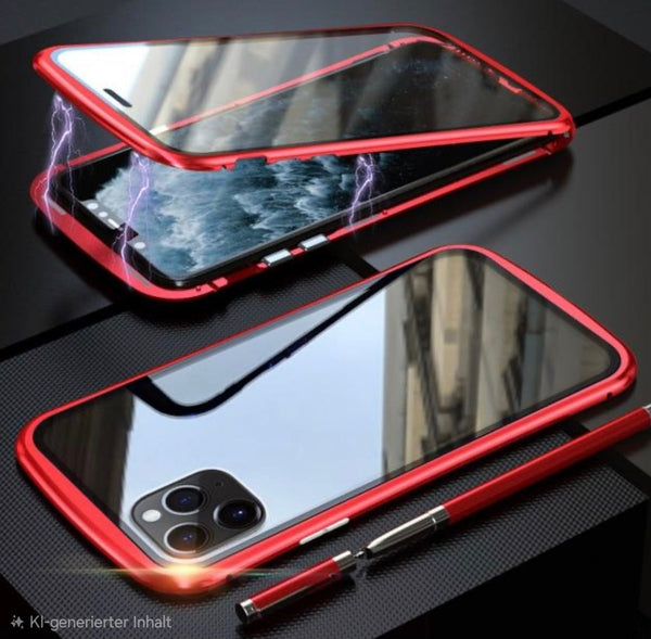 Magnetische Schutzhülle für IPhone 11-17 Pro Max XS Max 360 Grad Schutz - Sparimperium