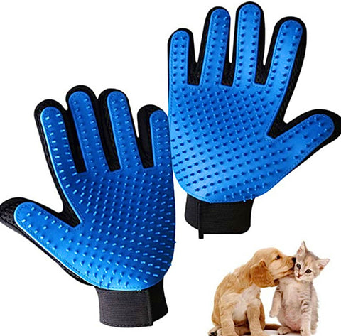 Hundebürste Fellpflege-Handschuhe für Hunde und Katzen.