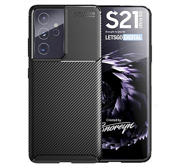 Samsung Galaxy S21,S21+,S21 Ultra TPU Carbon Schutzhülle - Sparimperium