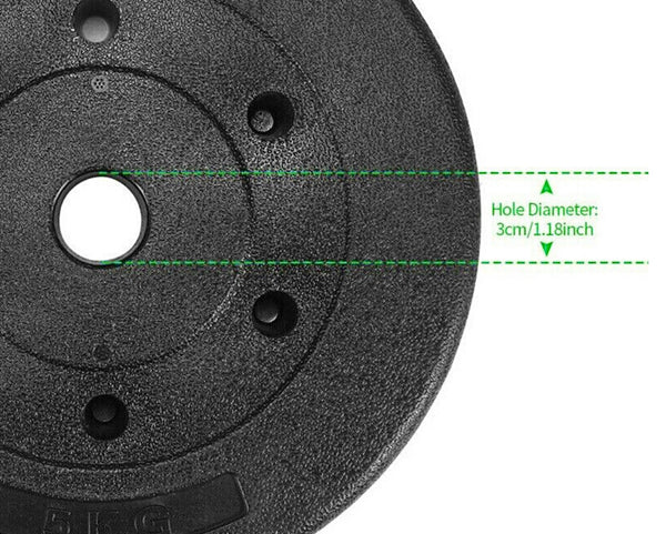 Hantelscheiben für Kurz und Langhantelstange 10-20kg - Sparimperium