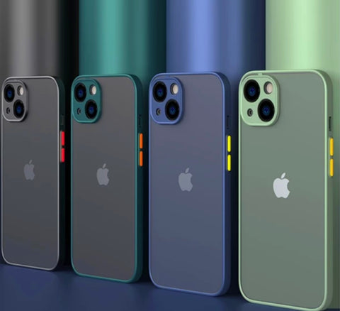 TPU Schutzhülle für iPhone 7-14 Pro Max /SE mit Kameraschutz - Sparimperium